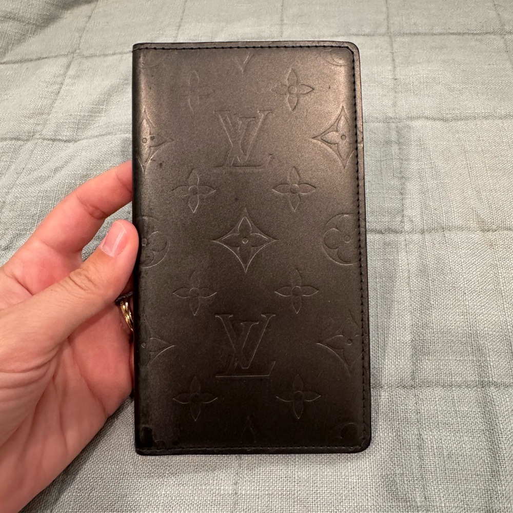 Louis Vuitton Checkbook Passport Holder Wallet